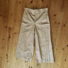 ZARA ザラ コットン クロップドパンツ