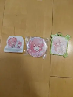 ☆値下げ☆　桃井愛莉　サンリオコラボ　クリップ　缶バッジ　キーホルダー