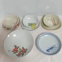 片岡鶴太郎 美濃焼 皿 小鉢 盛鉢セット
