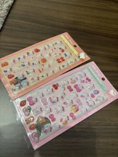 ハローキティ キャラクターシール 2枚セット