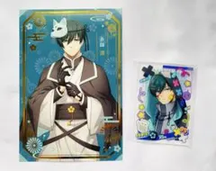 ブルーロック 糸師凛 金箔ポストカード 妖 でびデコパーカー アクリルカード 凛