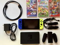 Nintendo Switch グレー 本体+ ソフト3本・キャリーケースセット