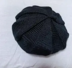 kate spade ブラック ベレー帽