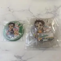 鬼滅の刃　岡山togo アクリルスタンド　缶バッジ②