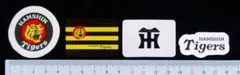 阪神タイガース 球団ロゴマーク 球団旗 シール ステッカー 4枚セット