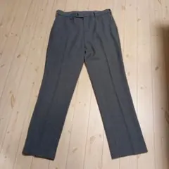 ユニクログレー ウールライクパンツW82