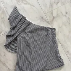 BANANA REPUBLIC ストライプ ワンショルダー