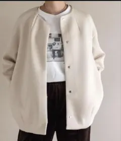 【FENNEL】 ノーカラージャケット ミントグリーン