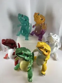 フトアゴン　6体　カラフル　ボックス　ガチャ