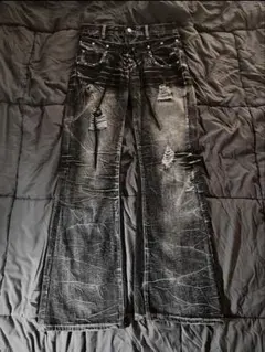 Archive grunge vkei flare denim お兄系