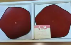 未使用　天然木銘々皿5枚セット