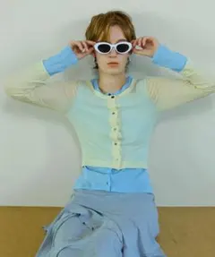 2WAY Neck Bicolor Comfort Topのサムネイル