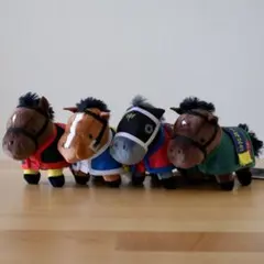 【新品】サラブレッドコレクション 馬服マスコット　ボールチェーン4 全4種