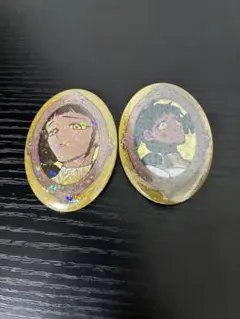 魔男のイチ ジャンプショップ ホログラム缶バッジコレクション デスカラス　2種