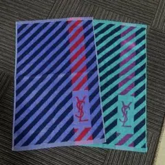 イヴサンローラン　YSL フェイスタオル　2枚セット
