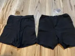 専用☆一分丈スパッツ　黒　2着セット　80cmくらい