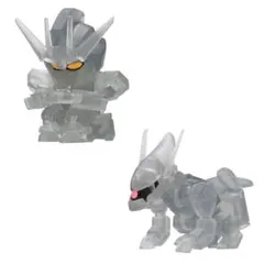 まちぼうけ ガンダムの場合2 ブラッククリアVer. 2点セット ガチャガチャ