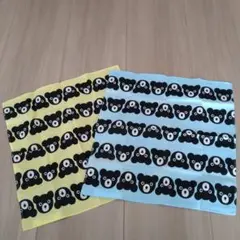 mikihouse　ダブルBハンカチ2枚セット