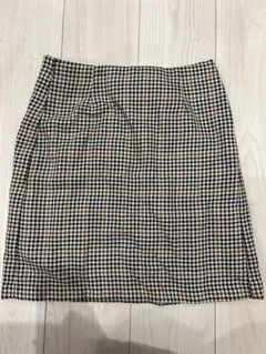 千鳥柄 ミニスカート Sサイズ