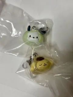 サンリオ　ガチャガチャ　なりきりまん　ポムポムプリン　ポチャッコ