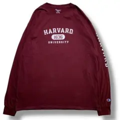 F870　【即購入OK】　champion　カレッジロンT　サイズXL　ボルドー