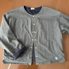 【美品】ORCIVAL 裏フリースクルーネックカーディガンのサムネイル