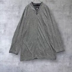 a2706 【ANA】 ファーストクラス　機内カーディガン グレー L