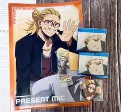 ヒロアカ　僕のヒーローアカデミア　プレゼント　マイク　缶バッジ　クリアファイル
