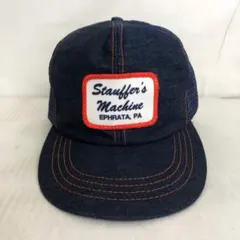 【USA製】Stauffer's Machine ワッペン メッシュキャップ