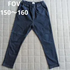 FOV　テーパードデニムパンツ　サイズXL　150〜160cm