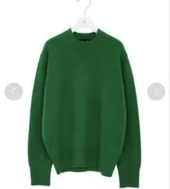 美品⚑ドゥロワー　カシミヤ クルーネックニット プルオーバー サイズ1 グリーン