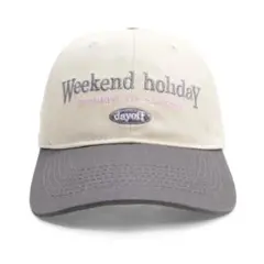 90s アメリカ古着　企業ロゴ　USA キャップ　グレー　刺繍　ストリート　韓国