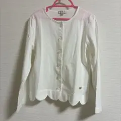 any FAM ホワイト カーディガン 120