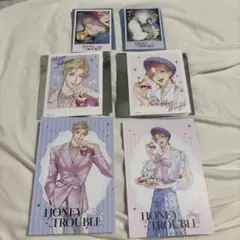 韓国BL ハニートラブル 特典 ポスカ ジハン ウジュ 6 枚 韓国BL ハニートラブル 特典 ポスカ フォトカード ジハン ウジュ