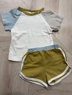 devirock カラフルTシャツ&ショートパンツ 80cmのサムネイル