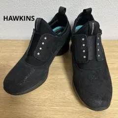 美品★ラメ　ホーキンス スニーカー 黒 ウェッジソール　コンフォート