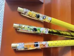 913 ハーバリウムボールペン　3本セット　ハンドメイド