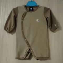 USED CHAMPION ロンパース 70-80 ベージュ チャンピオン