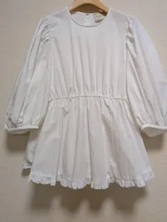Audie a Muses フロントノット 異素材プルオーバー ホワイト 新品 