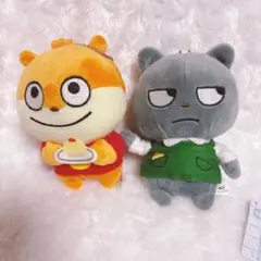 にしむらゆうじ　カバンに付けられるぬいぐるみ　わるめのねこ　こねずみ　セット