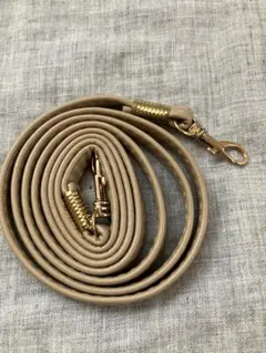 レザー風ストラップ ベージュ