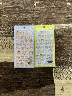 ちいかわ　ボンボンドロップシール　みんな　ポーズ　ニコニコ　ボンドロ