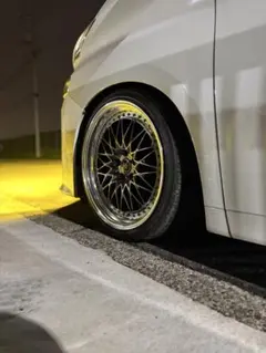 ファブレスBARONE17インチホイールFALKEN ホワイトレタータイヤセット 