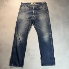 リーバイス 505 テーパードデニムパンツ 大きいサイズ ヒゲ ハチノス 色落ち