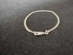 シルバー925ブレスレット　シンプルチェーン