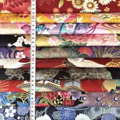 2)和柄はぎれセット10点