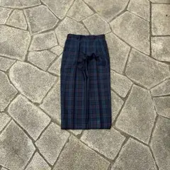 90s unknown チェックパンツ　スラックス　マドラスチェック　メンズ
