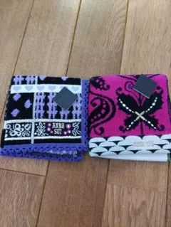 ANNA SUI タオルハンカチ 2枚セット