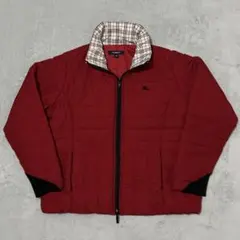 【BURBERRY LONDON】パデッドジャケット　襟ノバチェック　Mサイズ