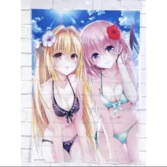 ToLOVEる展　15周年記念展　A3クリアポスター　モモ＆闇　ティアーユセット